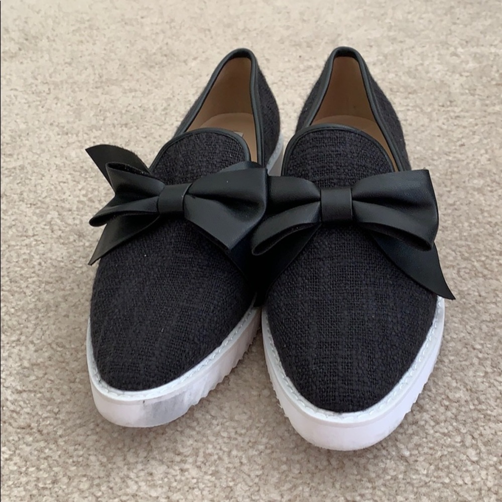 Karl Lagerfeld slip on sneakers with bow